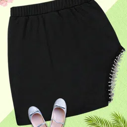 ADDYVERO Girls Knee Length Lace Skirts-27