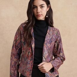 RAREISM Women Cotton Tailored Jacket with Embroidered-34