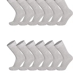 MUKHAKSH Unisex Grey Socks-image-82