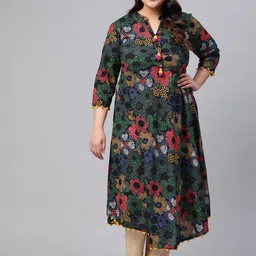 KALINI Women Floral Printed Anarkali Kurta-picture-40