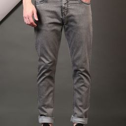 V-Mart Men Regular Fit Mid-Rise Light Fade Cotton Jeans-image-99