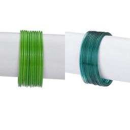 SOMIL Green Alloy Bangles-image-34