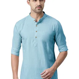 APEKTRA Men Mandarin Collar Kurta-picture-25