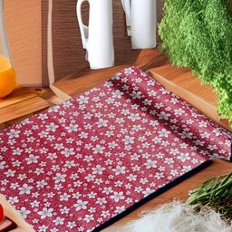 REVEXO Pink & White Printed Water-Resistant Shelf Liner-picture-16