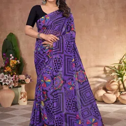 GAVUBAA Floral Printed Saree-picture-44