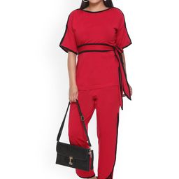 BeriBlu Round Neck Top With Trouser-image-41