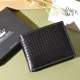 BBELLE CO. Men Textured Leather Two Fold Wallet-image-71