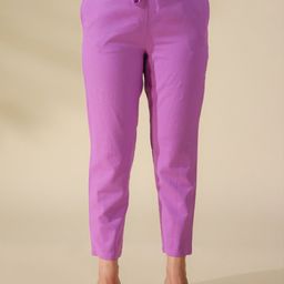Aramya Women Linen Ethnic Palazzos-image-73