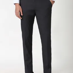 Peter England Elite Men Slim Fit Trousers-image-68