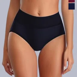 Eden Pack Of 3 Assorted Pure Cotton Hipster Briefs-picture-52