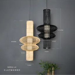 Claymango Black Ceiling Lamp image 4
