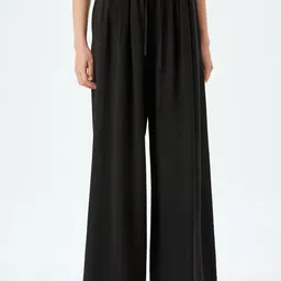 Koton Women Regular Fit Mid-Rise Parallel Trousers-image-12