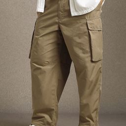 Louis Philippe Jeans Men Baggy Fit Cargo Trousers-picture-13