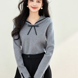 JC Collection Women V-Neck Pullover-image-52
