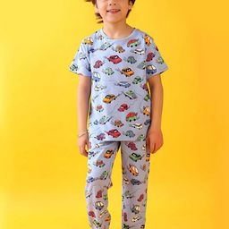 YK Boys Conversational Printed Pure Cotton Night suit-image-86