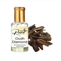 THE RUPAWAT Perfumery House Oudh Diamond Natural & Alcohol-Free Attar - 12 ml-image-24