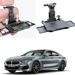 oshotto (FT-10) Car Backseat Laptop Food Tray Desk & Storage Drawers For BMW 8 Series Cup Holder Tray Table-picture-15