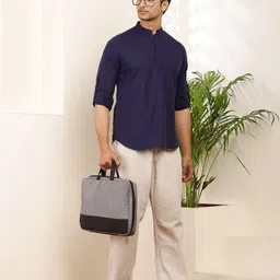 MULTI SHADES Men Mandarin Collar Kurta-image-85