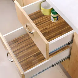 Kuber Industries Brown Set of 2 Water Resistant Shelf Liner Organisers-24