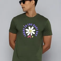 KaamBhari Graphic Printed Round Neck Pure Cotton T-shirt-picture-36