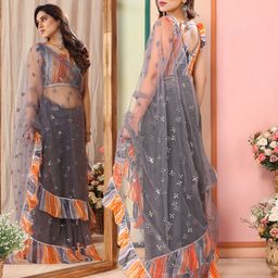 BLEESBURY Net Saree image 5