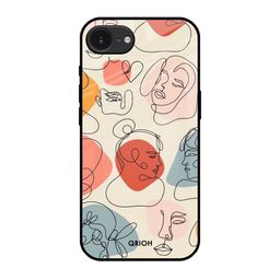 QRIOH Quirky Printed Apple iPhone 16e Back Case Mobile Accessories-5