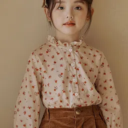 LULU & SKY Floral Print Puff Sleeve Top-picture-3