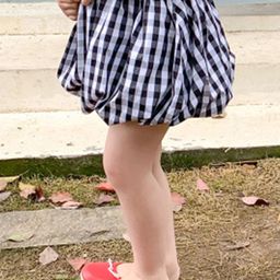 LULU & SKY Girls Checked Cotton Balloon Skirt-picture-53
