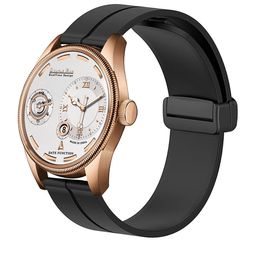 DOUBLERUN Unisex Dial & Bracelet Style Straps Analogue Chronograph Watch H05N16016-8