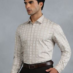 Greenfibre Men Slim Fit Tartan Checks Opaque Checked Casual Shirt-picture-15