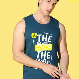 WOOSTRO Pack Of 2 Printed Super Combed Cotton Gym Vests VWS26(98 YELLOW)(MORE PEACOCK)-picture-6