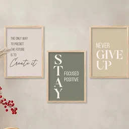 Motivational Wall Art With Frame Home Decor Wall Painting For Living Room Office Bedroom-image-84