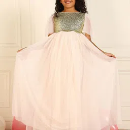 Miyo Embellished Puff Sleeve A-Line Maxi Dress-picture-12