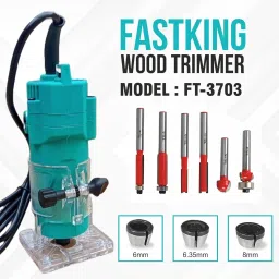 chahar power tools Wood Trimmer / Router Wood Trimmer/Router machine Power 3m long cord Power Hand Tool Kit Rotary Tool image 2