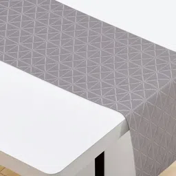Home Centre Grey Geometric Table Runner-22