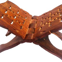 Divine Edge Wooden Rehal – Handcrafted Elegance for Your Sacred Moments Wooden Brown Rehal-image-41