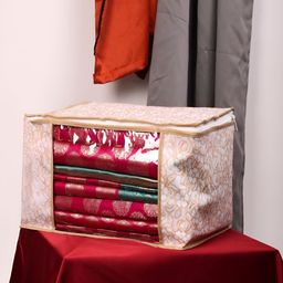 Panchhi Store Beige Set of 6 Reusable Multi-Utility Organisers image 3
