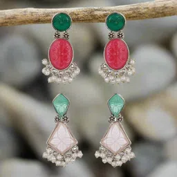 Anouk Dome Shaped Drop Earrings-50