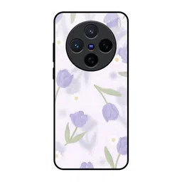 QRIOH Floral Printed Vivo X200 5G Back Case Mobile Accessories-image-78