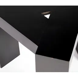 Ikiriya Set Of 2 Black Triangle Bedside Table image 2
