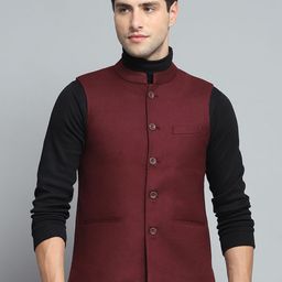 Monte Carlo Sleeveless Woven Nehru Jacket-picture-39