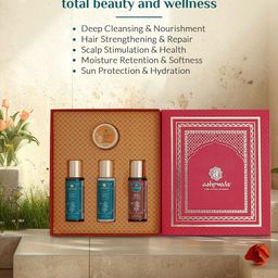 ASHPVEDA Set Of 4 Bhringraj Shampoo, Conditioner, Oil - 30 ml Each & Day Cream - 15 g image 2