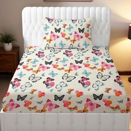 IVAZA White Microfiber 240 TC Bedsheets-image-87