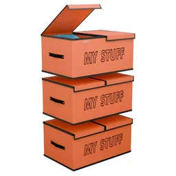 Aura Orange 3 Pieces Drawer Organiser-42