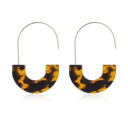 Arzonai Contemporary Half Hoop Earrings-image-97