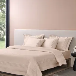SANSAAR A DDECOR BRAND LIVE CONSCIOUSLY 3 Piece Double Superfine Bedding Set-image-69