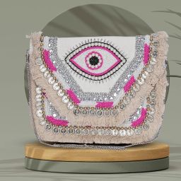 Casual White Clutch-image-56