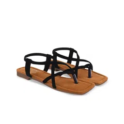 Stylestry Girls T-Strap Flats with Bows-image-21