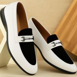 Von kiraro Men White Synthetic Leather Casual Shoes-image-91