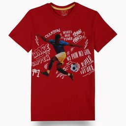 Gini and Jony Boys Typography Printed Round Neck Cotton T-shirt-image-79